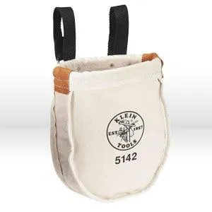 5142 Klein Tools Utility Bag,Snap belt loops for up to 3"belts,No. 8,Size Top opening 8"x 3",9"
