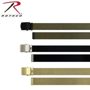 54 Inch Military Web Belts in 3 Pack