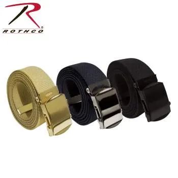 54 Inch Military Web Belts in 3 Pack