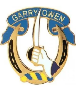 7th Cavalry Garryowen 1-1/4" Lapel Pin