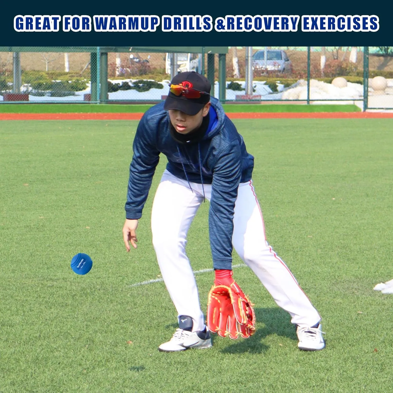 9 Pack Weighted Baseballs Set (16 oz) - Weighted Baseballs for Hitting Training & Improved Power - Pitching Training Baseball for All Skill Levels