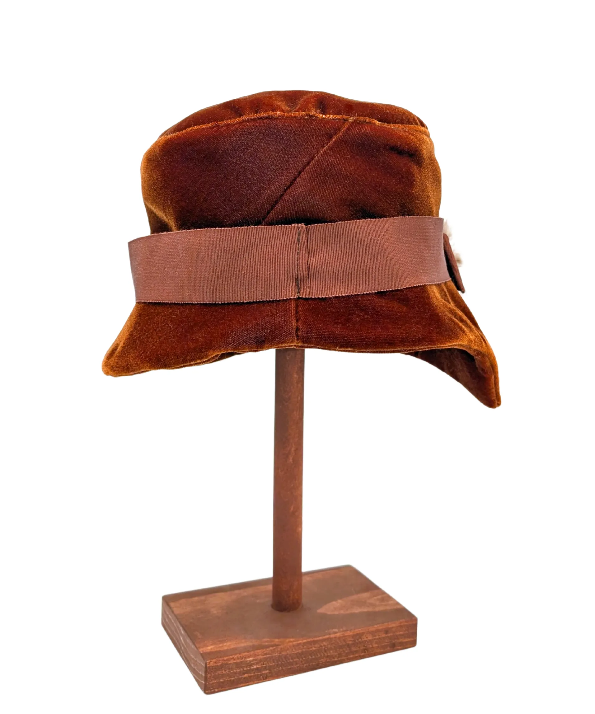 Abigail Style Hat - Velvet in Citrine