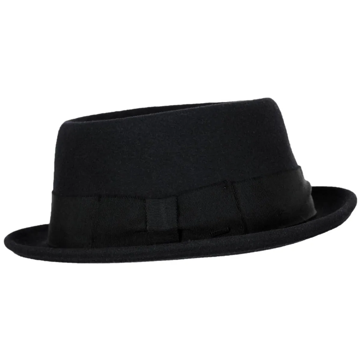 Bailey Darren Pork Pie Hat - Black