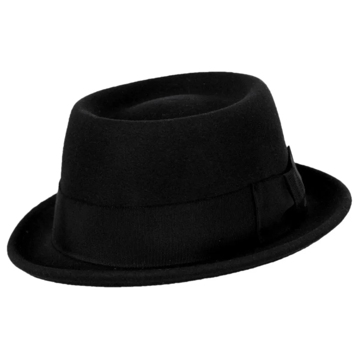 Bailey Darren Pork Pie Hat - Black