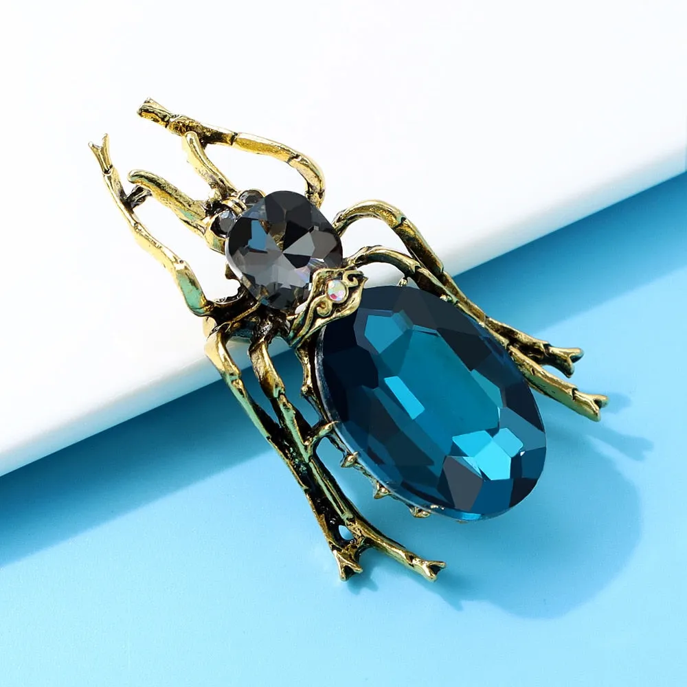 Big Crystal Beetle Brooches For Women Women And Men