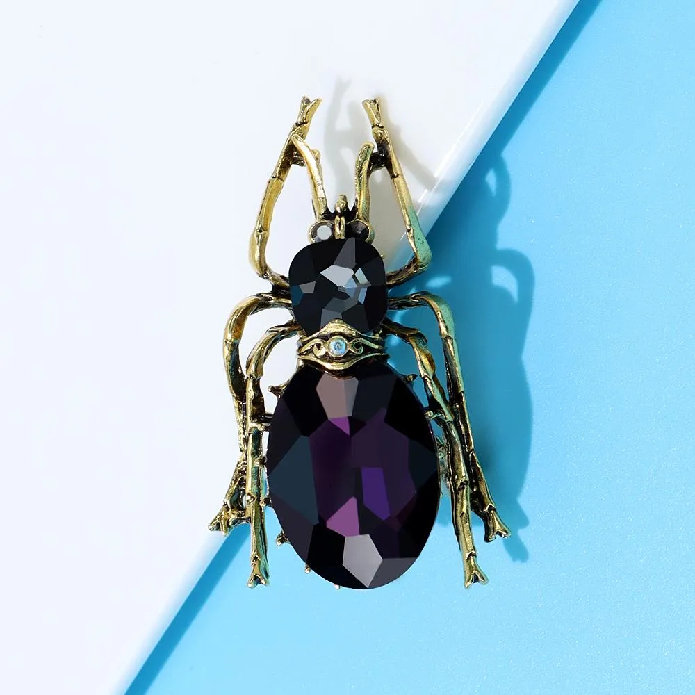Big Crystal Beetle Brooches For Women Women And Men