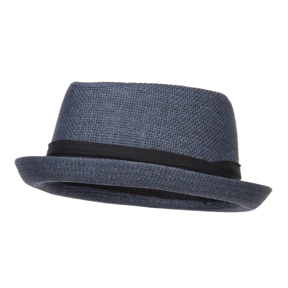 Big Size Solid Upbrim Pork Pie Fedora