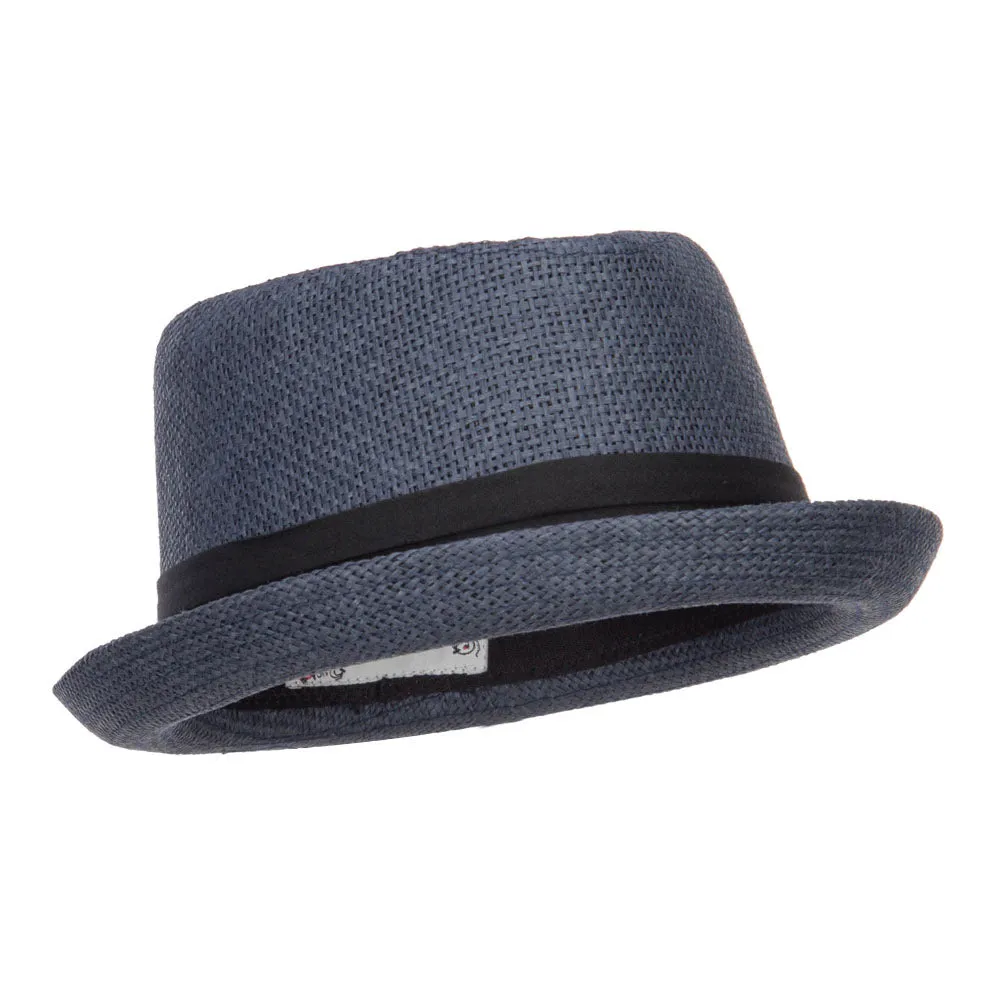 Big Size Solid Upbrim Pork Pie Fedora