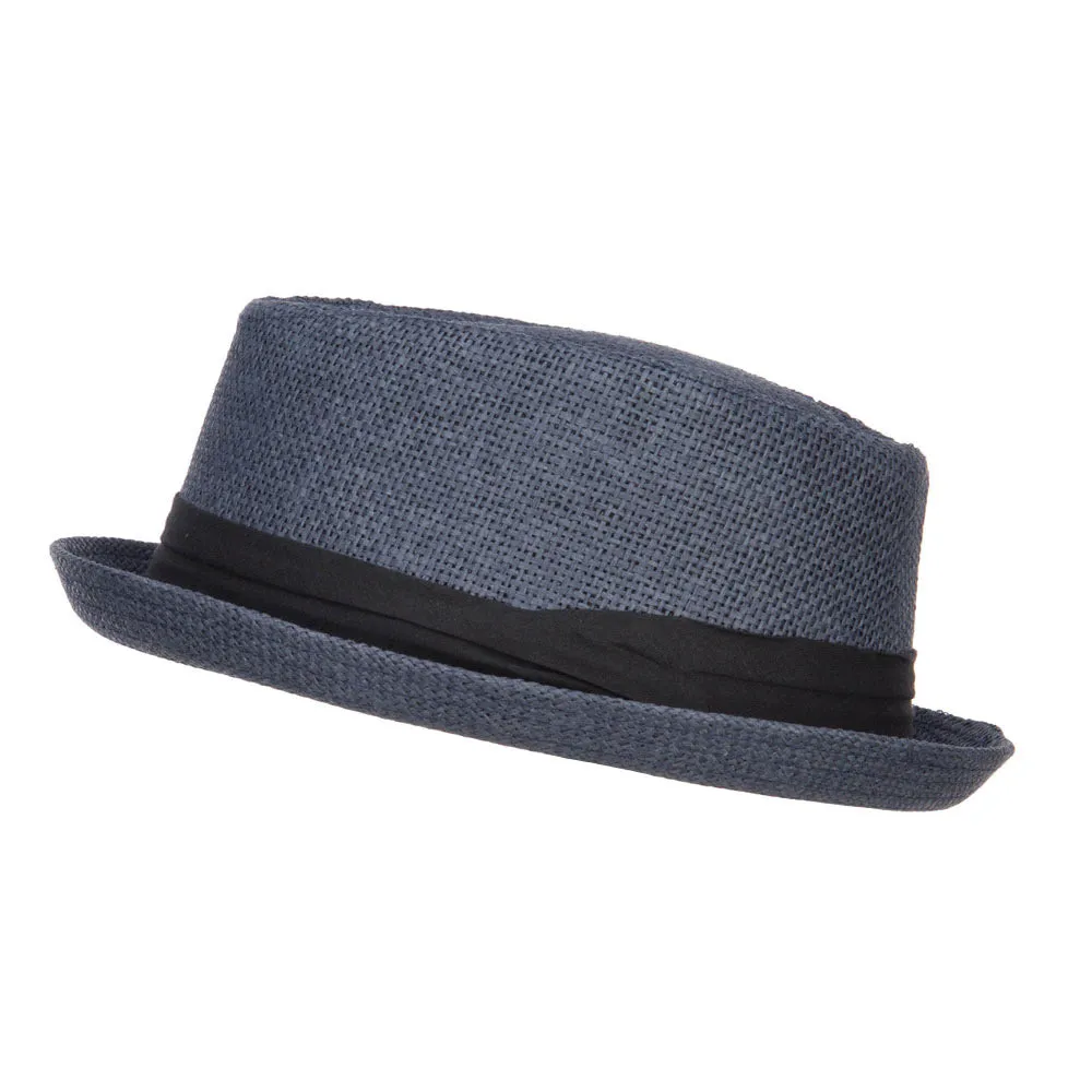 Big Size Solid Upbrim Pork Pie Fedora