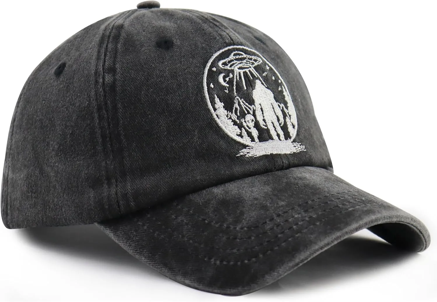 Bigfoot Hat for Men Women, Embroidered Adjustable Sasquatch Baseball Cap