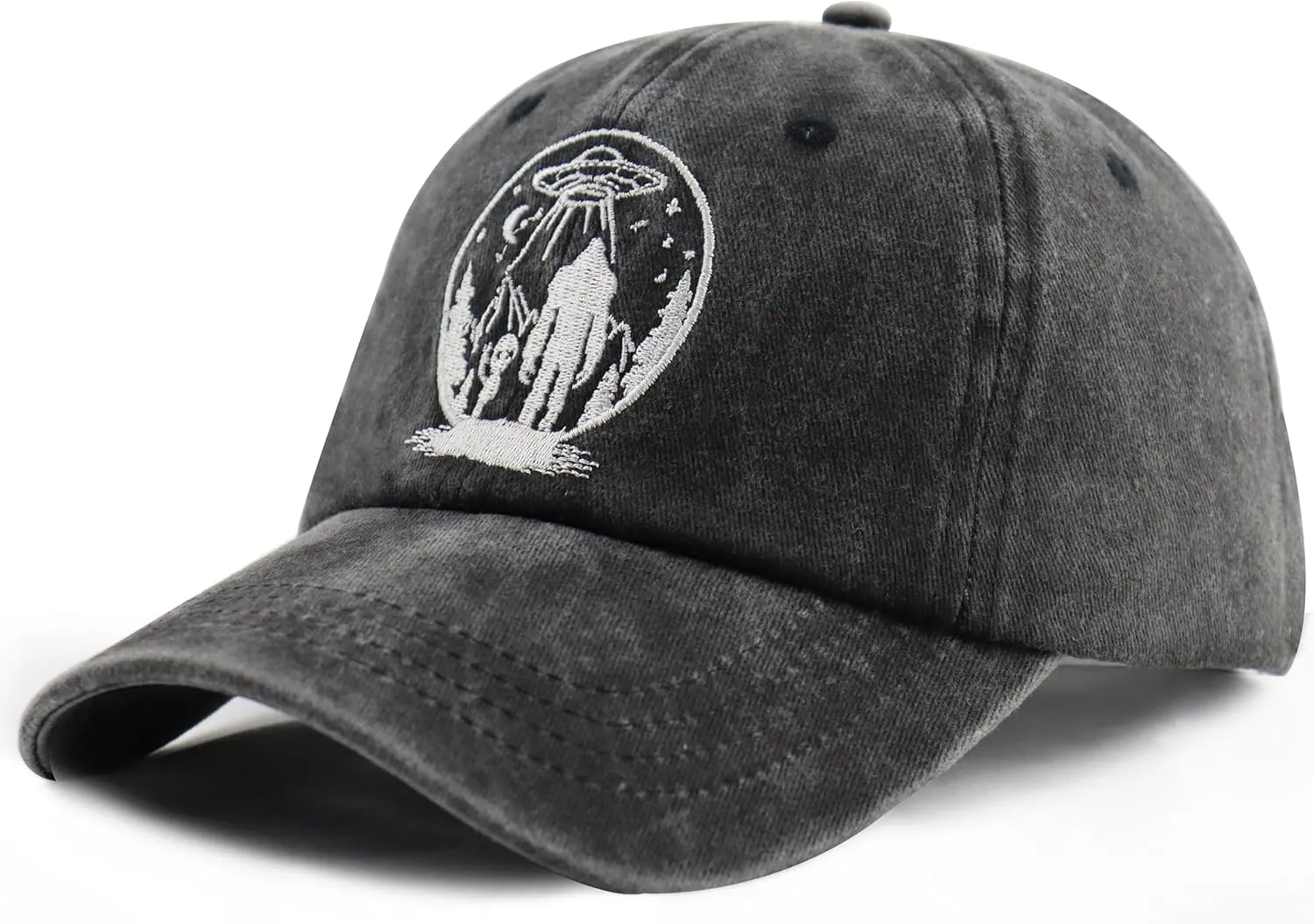 Bigfoot Hat for Men Women, Embroidered Adjustable Sasquatch Baseball Cap