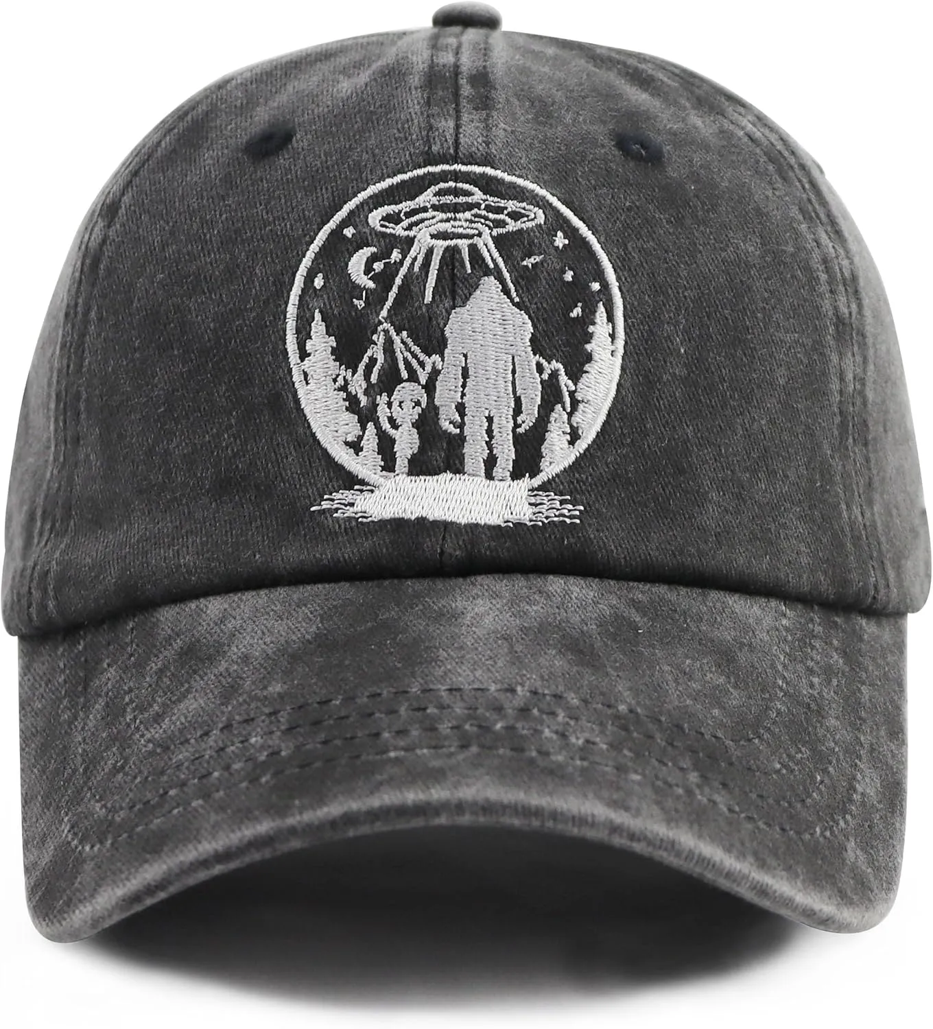 Bigfoot Hat for Men Women, Embroidered Adjustable Sasquatch Baseball Cap