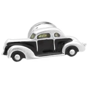 Black Classic Car Lapel Pin