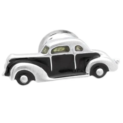 Black Classic Car Lapel Pin