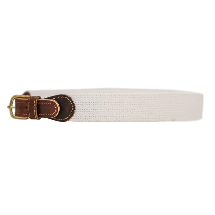 Buddy Belt - Canvas in White
