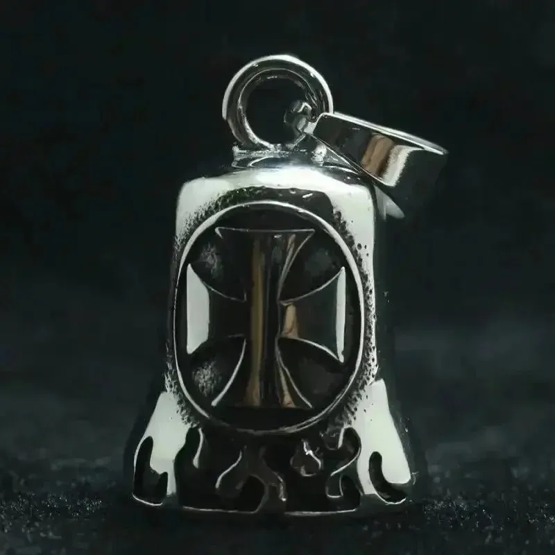 Cloche de moto unique  "croix celtique"