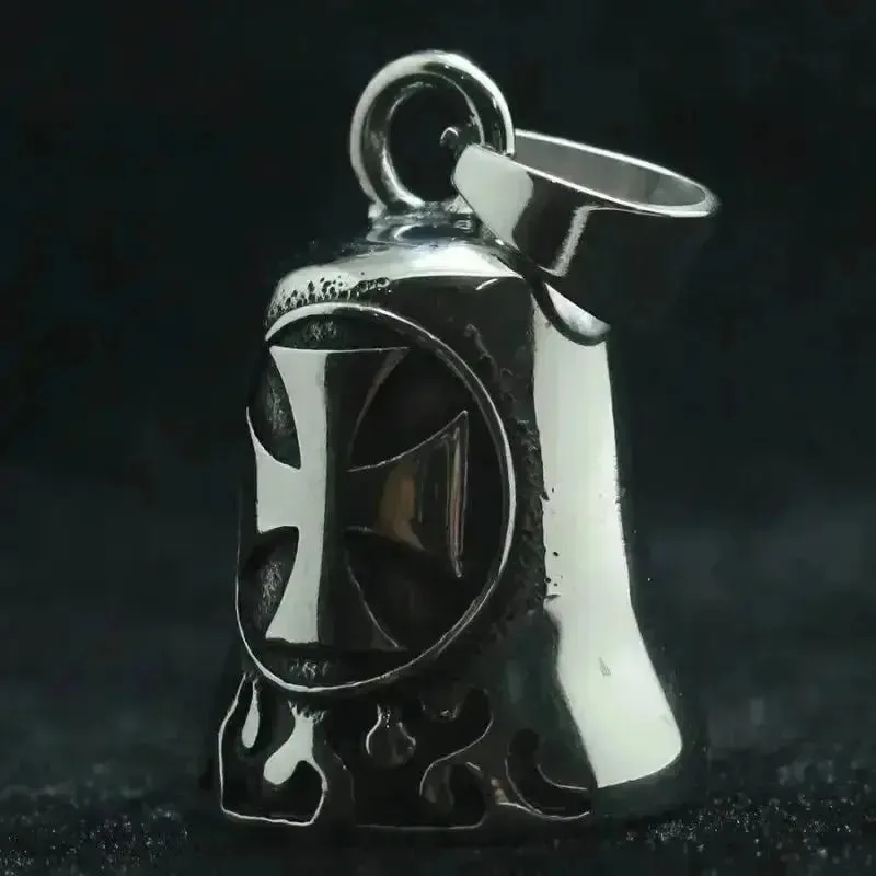 Cloche de moto unique  "croix celtique"