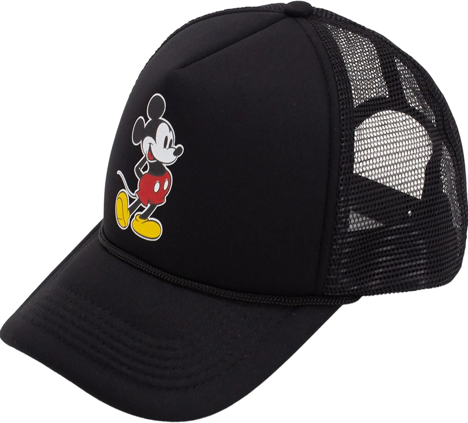 Concept One Disney Mickey Mouse Trucker Hat, Rainbow Pride Mesh Back Snapback Baseball Cap