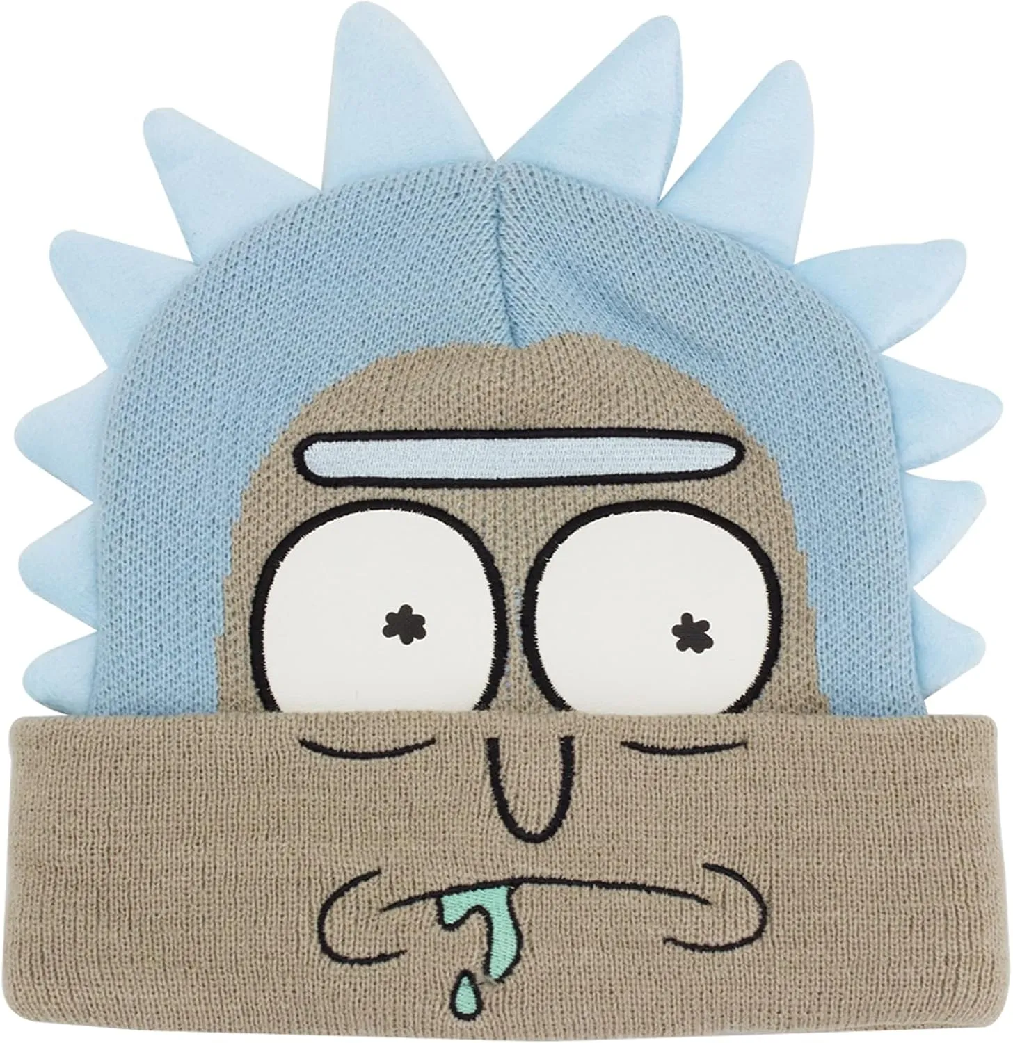 Concept One Rick and Morty Cuff Beanie Hat, Winter Knit Cap
