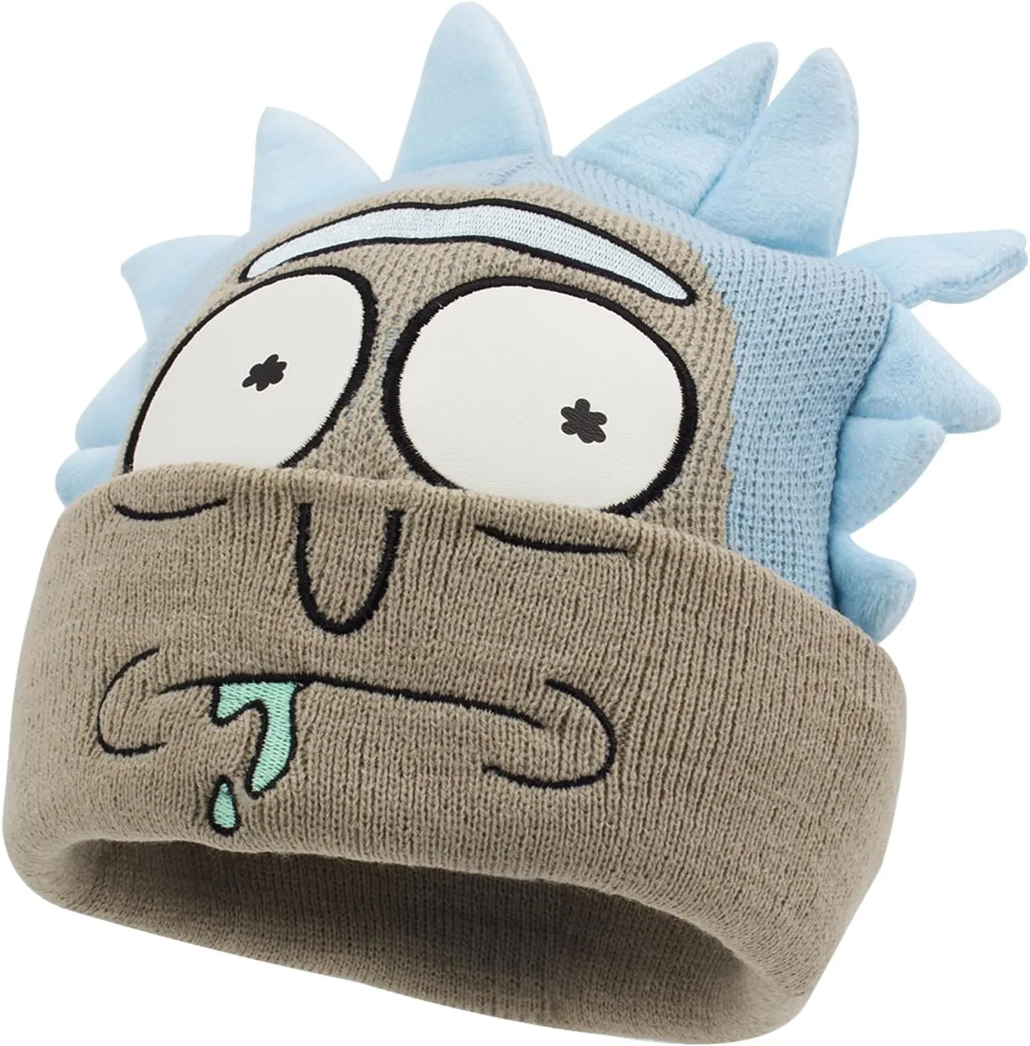 Concept One Rick and Morty Cuff Beanie Hat, Winter Knit Cap