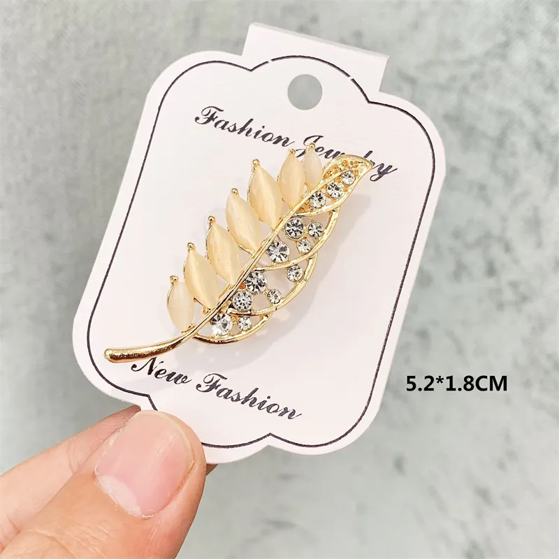 Crystal Brooches Luxury Vintage Geometric Brooch