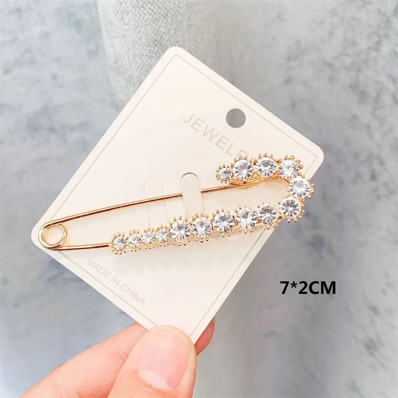 Crystal Brooches Luxury Vintage Geometric Brooch