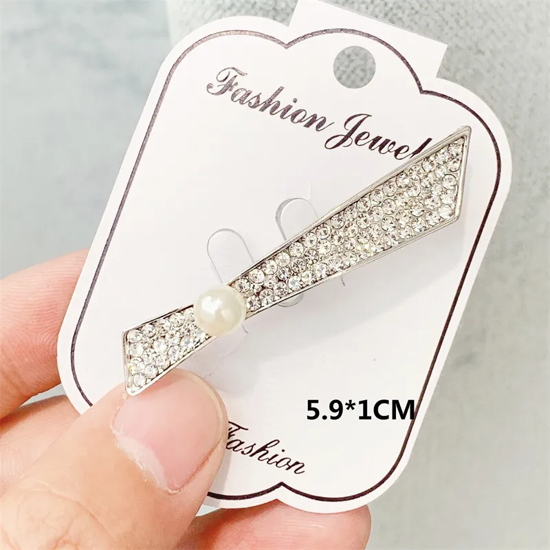 Crystal Brooches Luxury Vintage Geometric Brooch