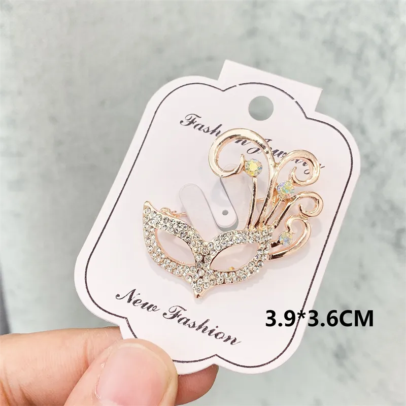 Crystal Brooches Luxury Vintage Geometric Brooch