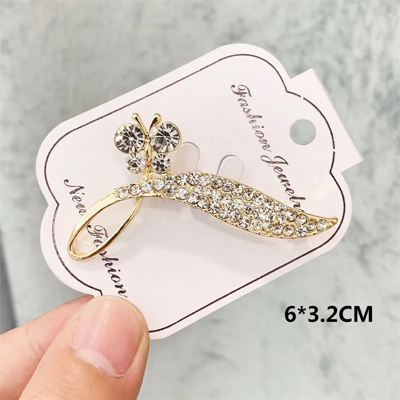 Crystal Brooches Luxury Vintage Geometric Brooch