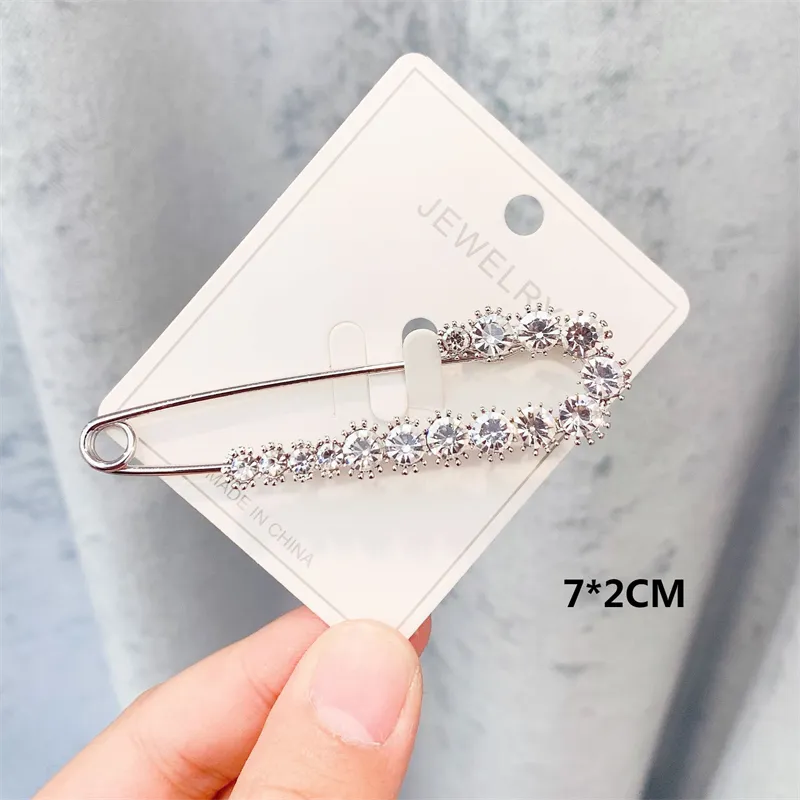Crystal Brooches Luxury Vintage Geometric Brooch