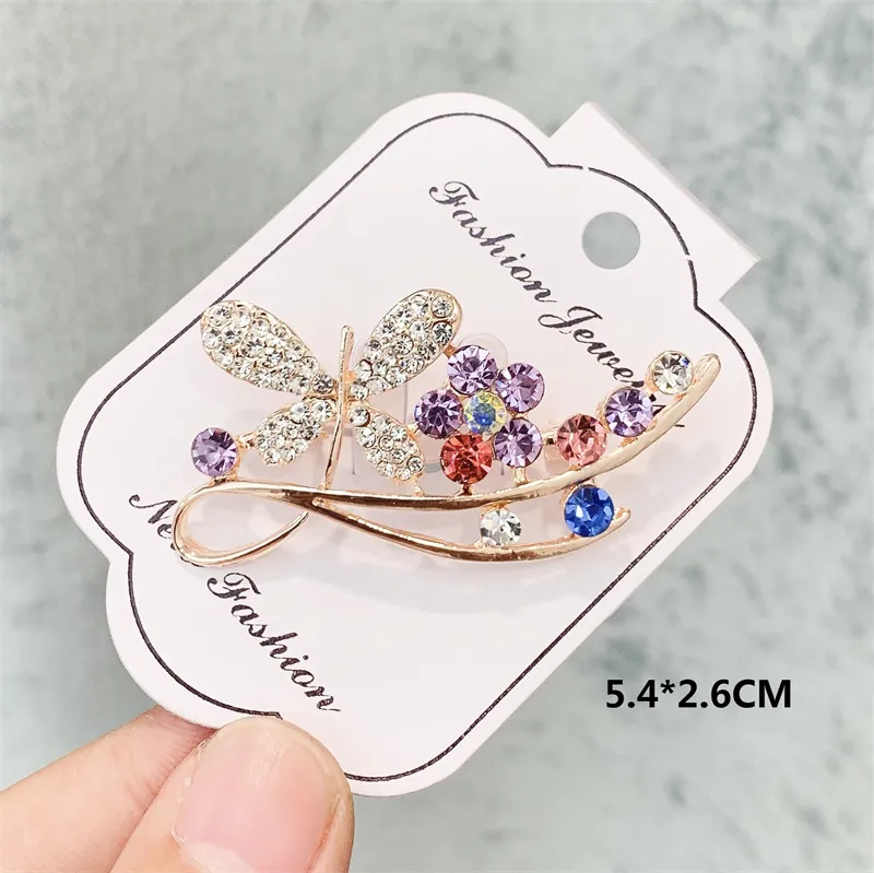Crystal Brooches Luxury Vintage Geometric Brooch