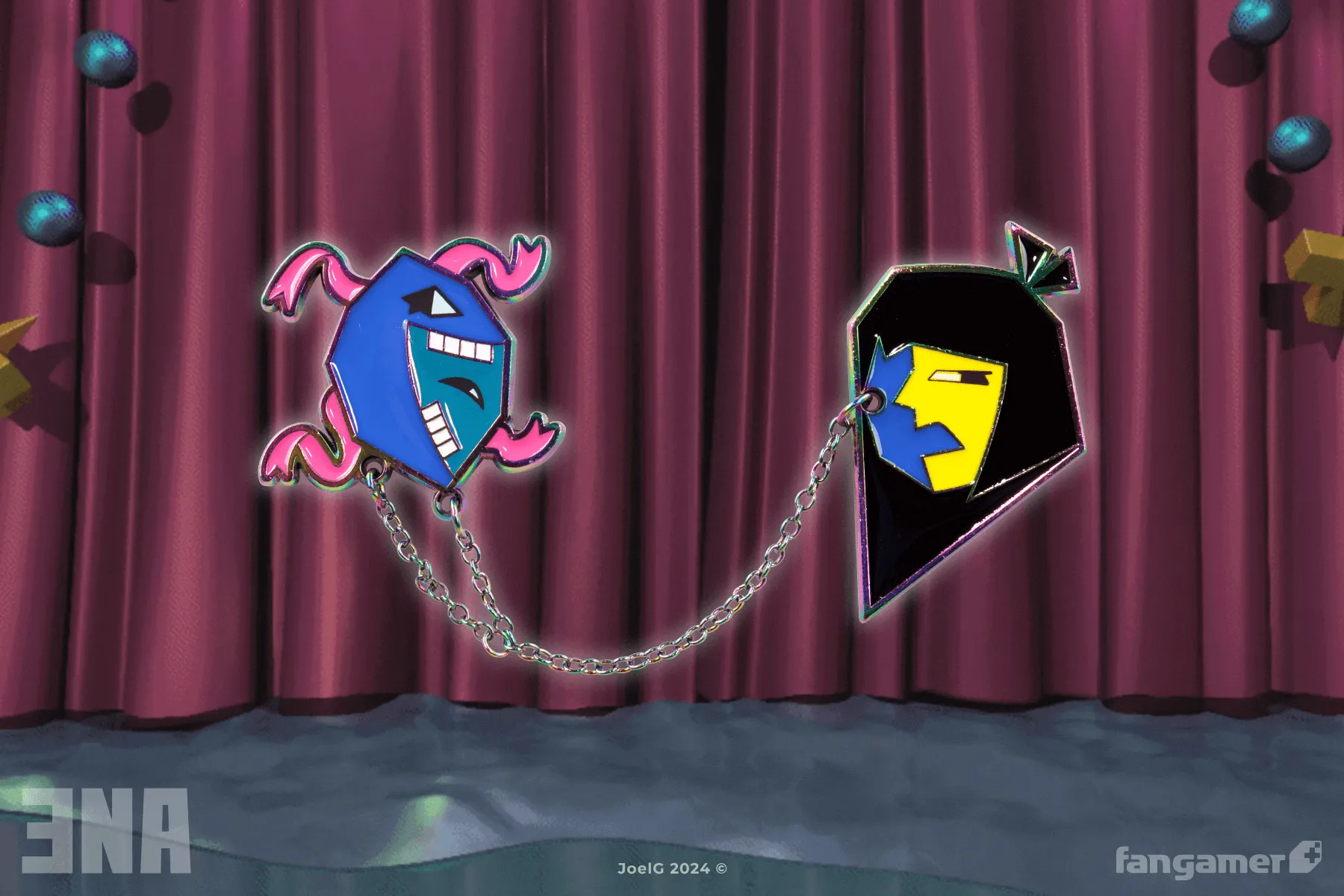 ENA Chained Mask Pin