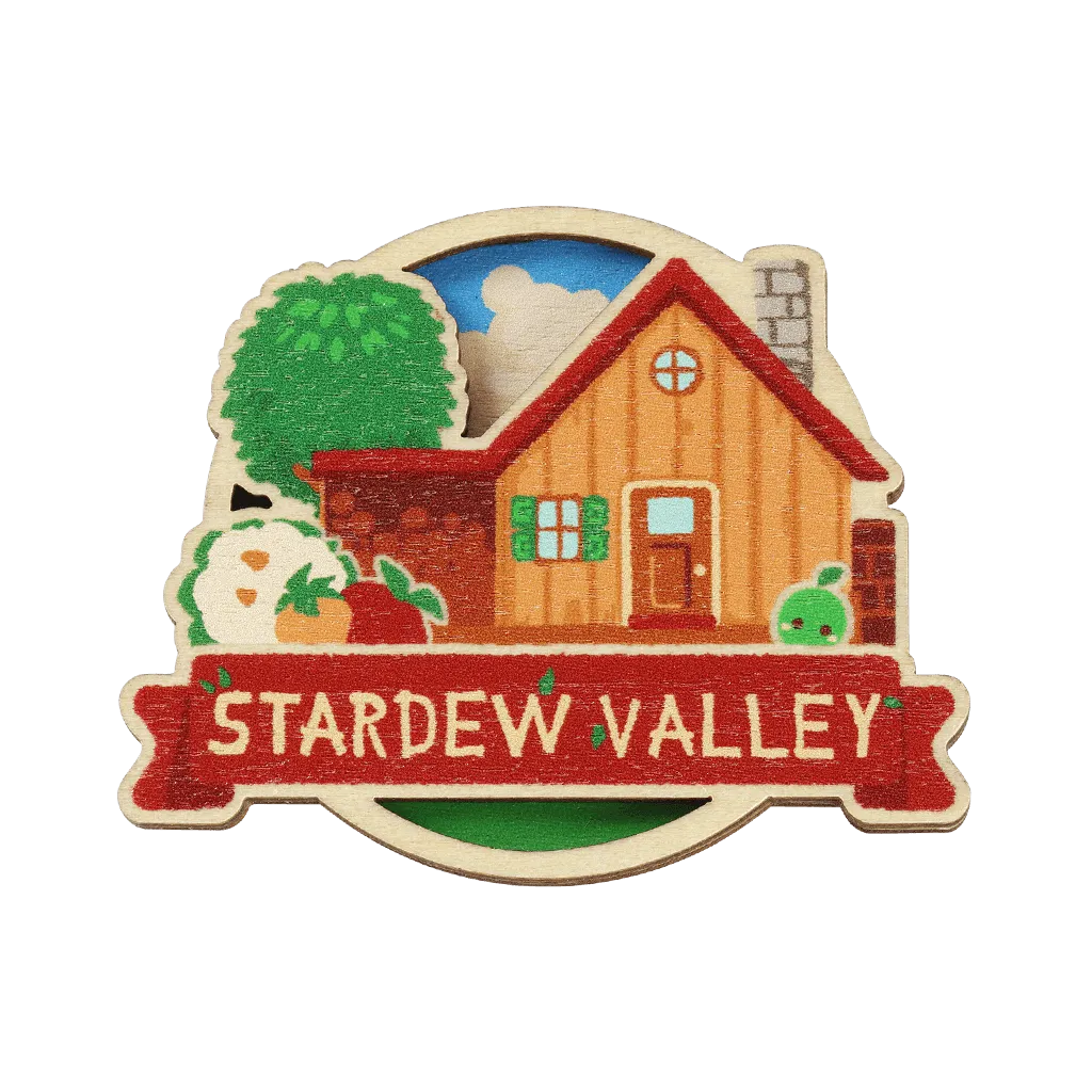 Farmhouse Wooden Pin