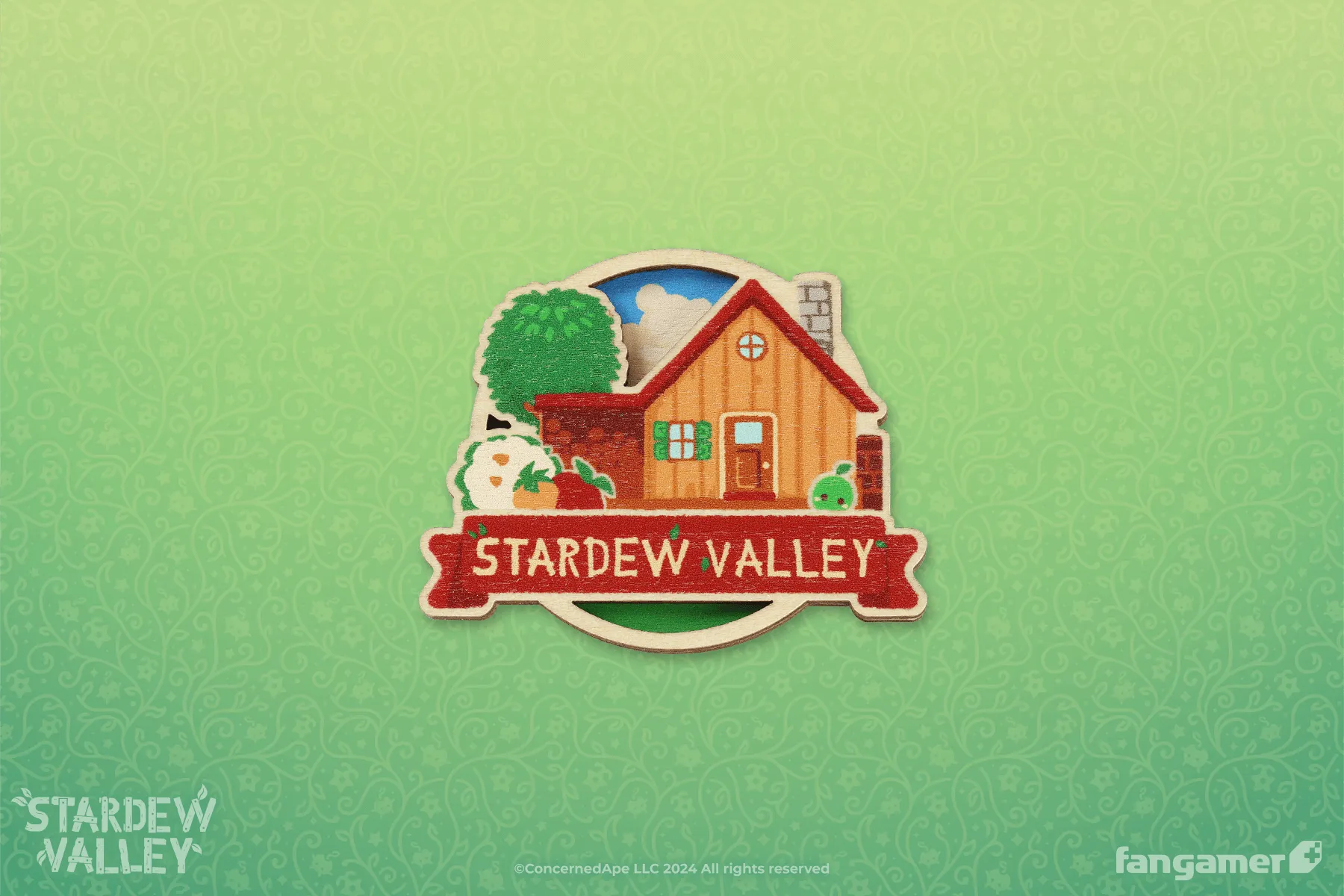 Farmhouse Wooden Pin