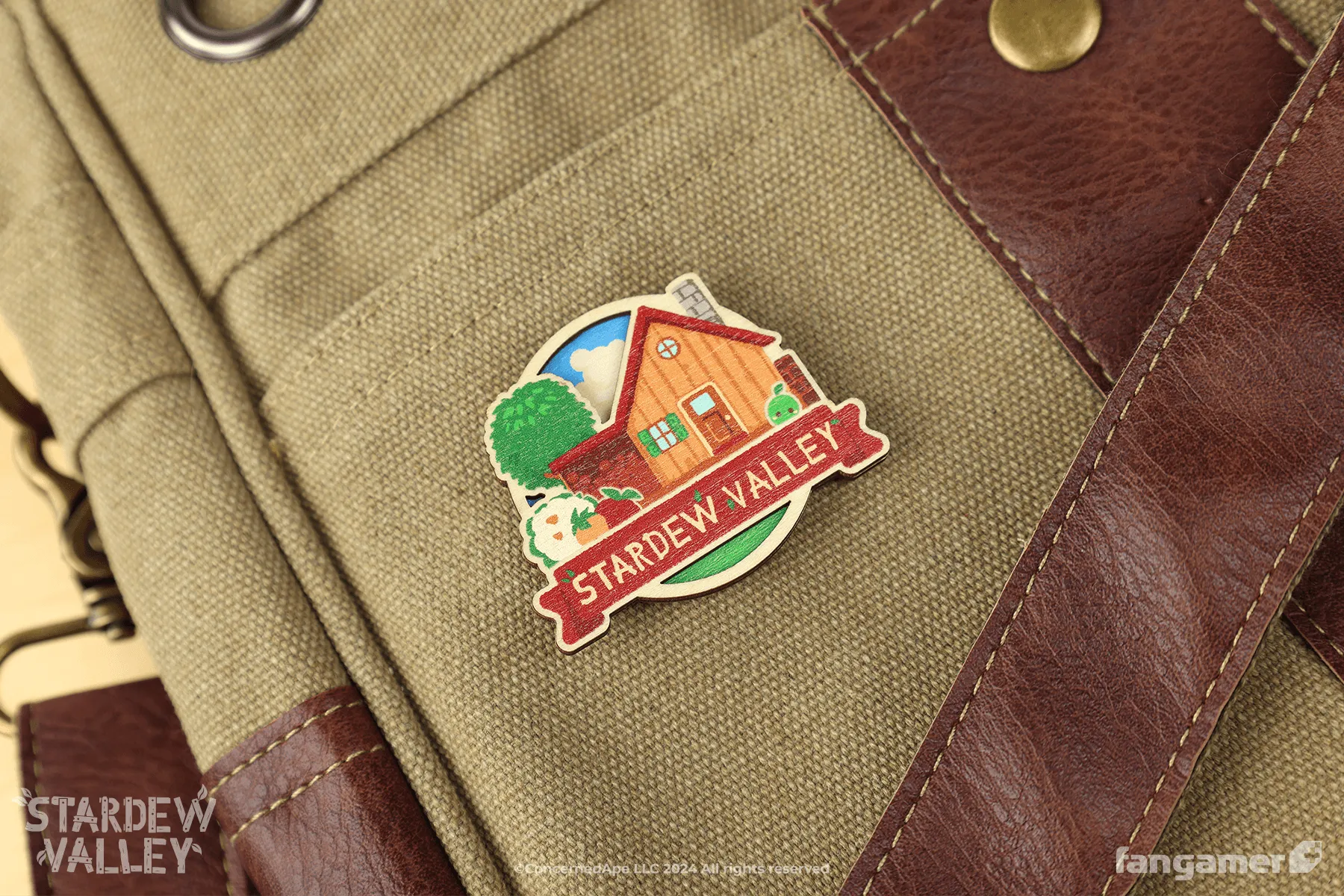 Farmhouse Wooden Pin