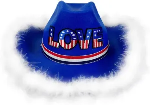 Fedoras Panama Hat Unique Feathered Wide Brimmed for Women Men Photo Props for 4th of July Headwear