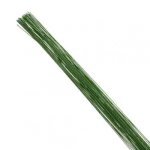 Floral Florist Craft Wire 40cm x 50 pcs - Green 18# Gauge