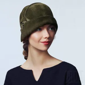Fur felt velour cloche