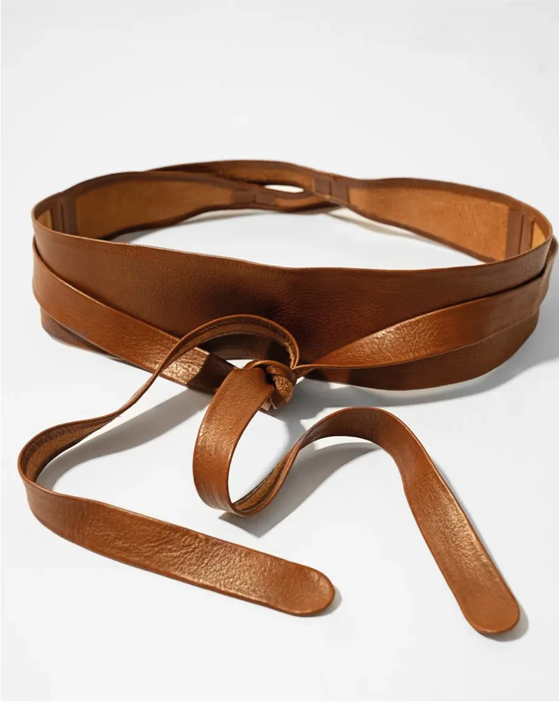 Genuine Leather Wrap Belt (5 colors)