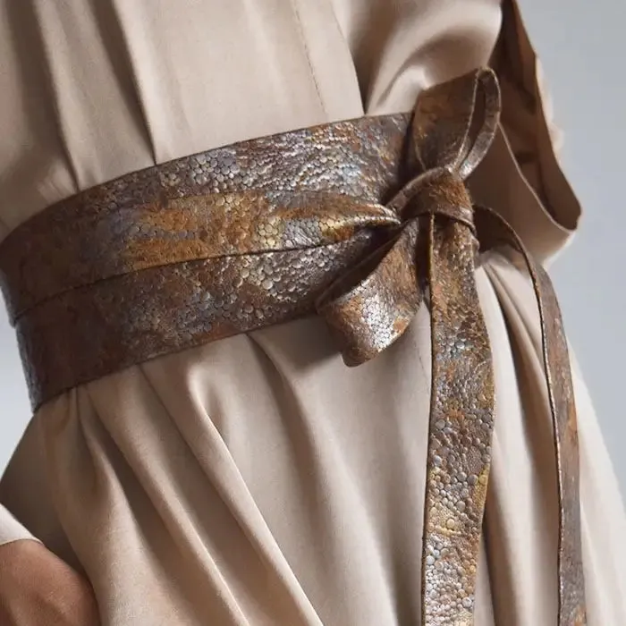 Genuine Leather Wrap Belt (5 colors)