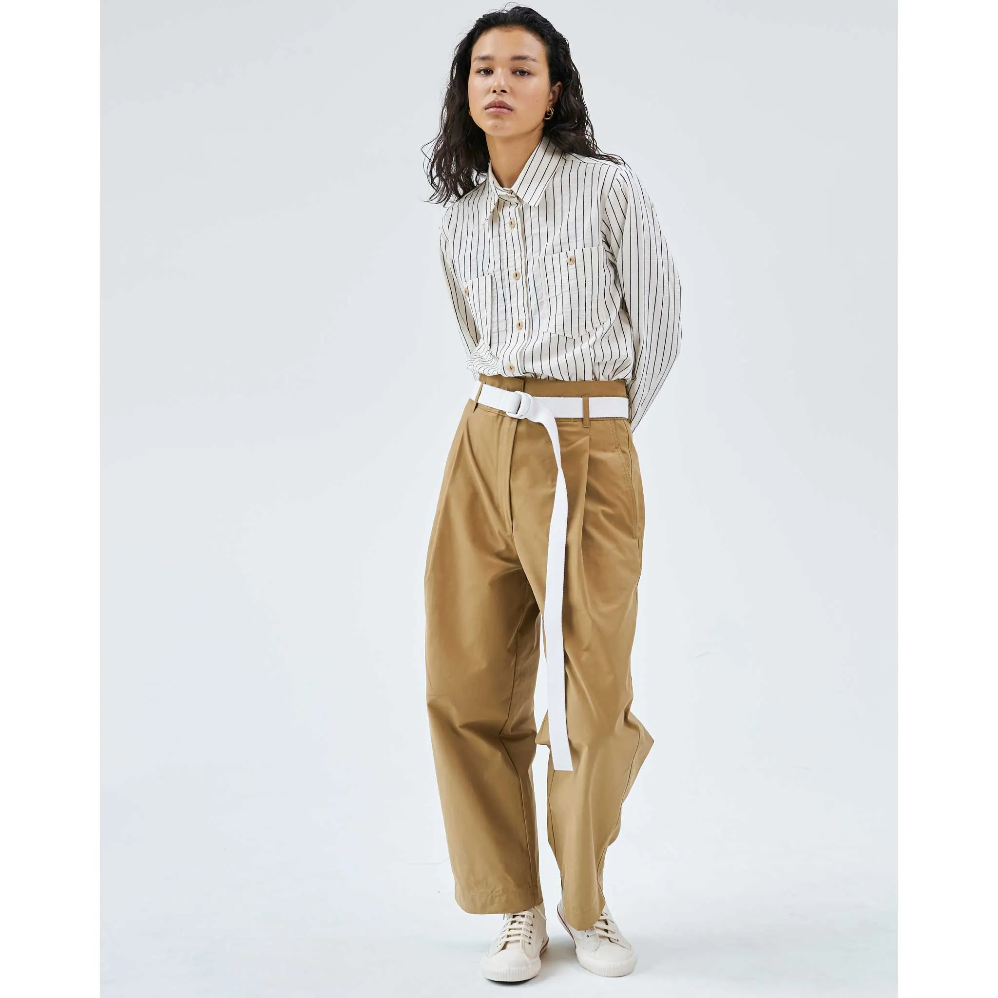 G.o.D Belt Webbing Canvas White