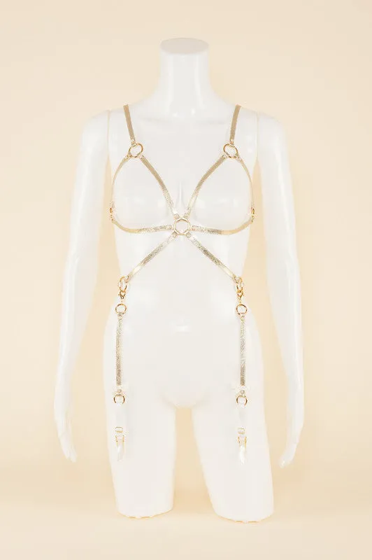 Gold Lace Playsuit