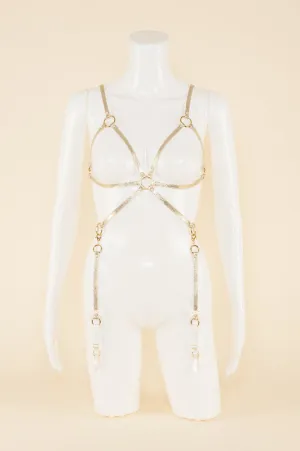 Gold Lace Playsuit