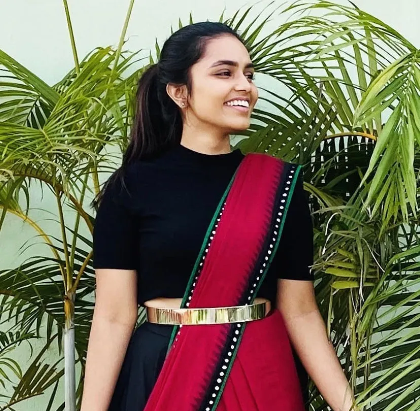 Golden Metallic Saree Belt