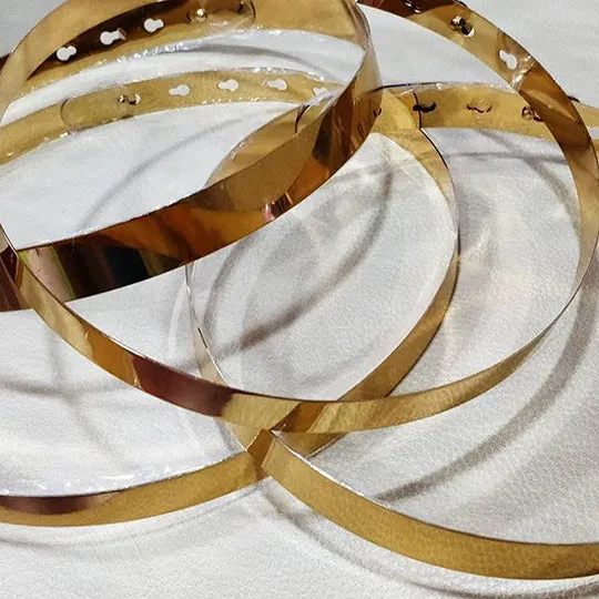 Golden Metallic Saree Belt