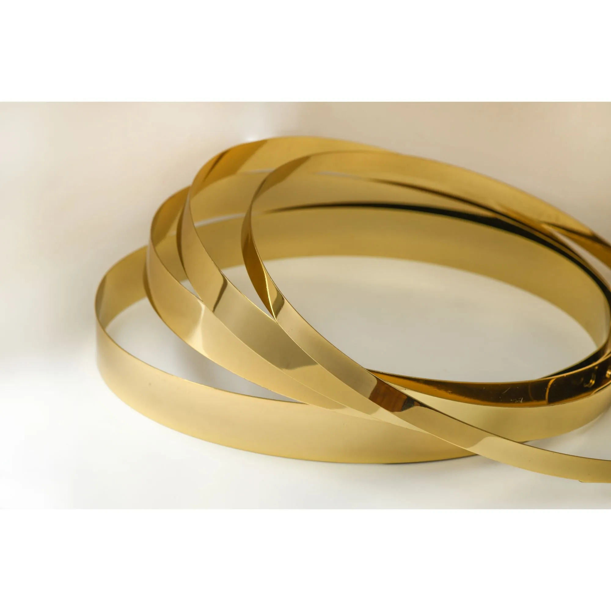 Golden Metallic Saree Belt