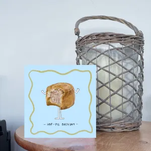 Hap-pie Birthday Card