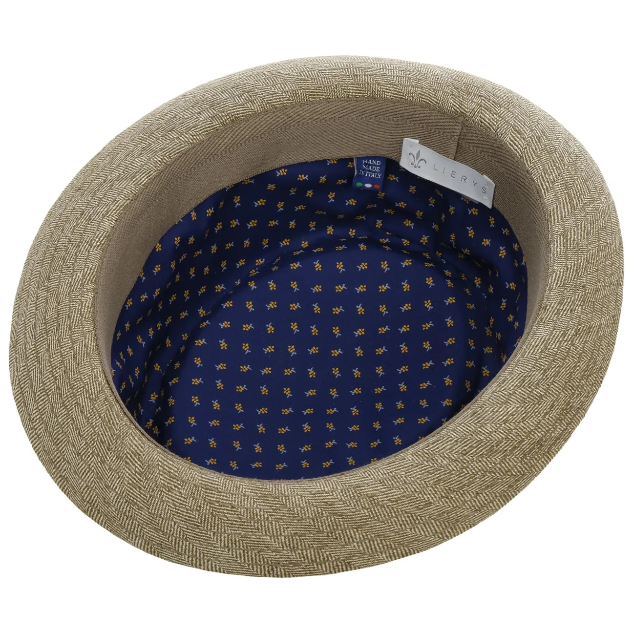 Herringbone Pork Pie Cloth Hat