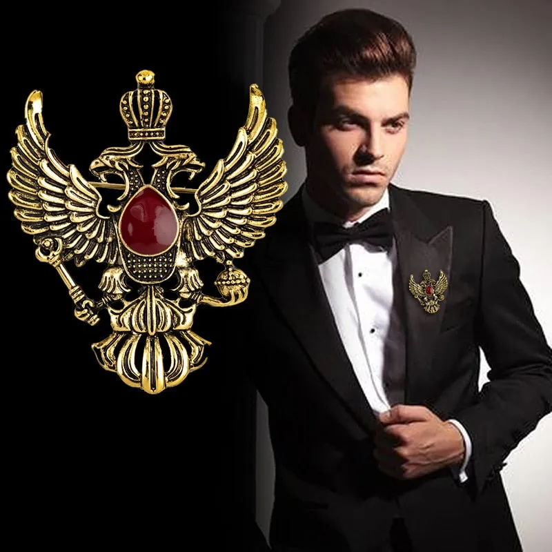 High-end Retro Wing Metal Pins and Brooches
