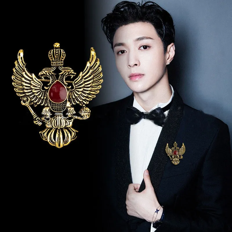High-end Retro Wing Metal Pins and Brooches